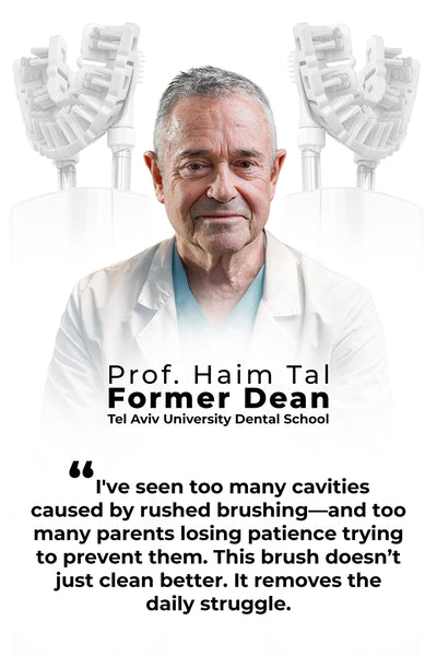 best dentist recommended u-shaped electric toothbrush for kids