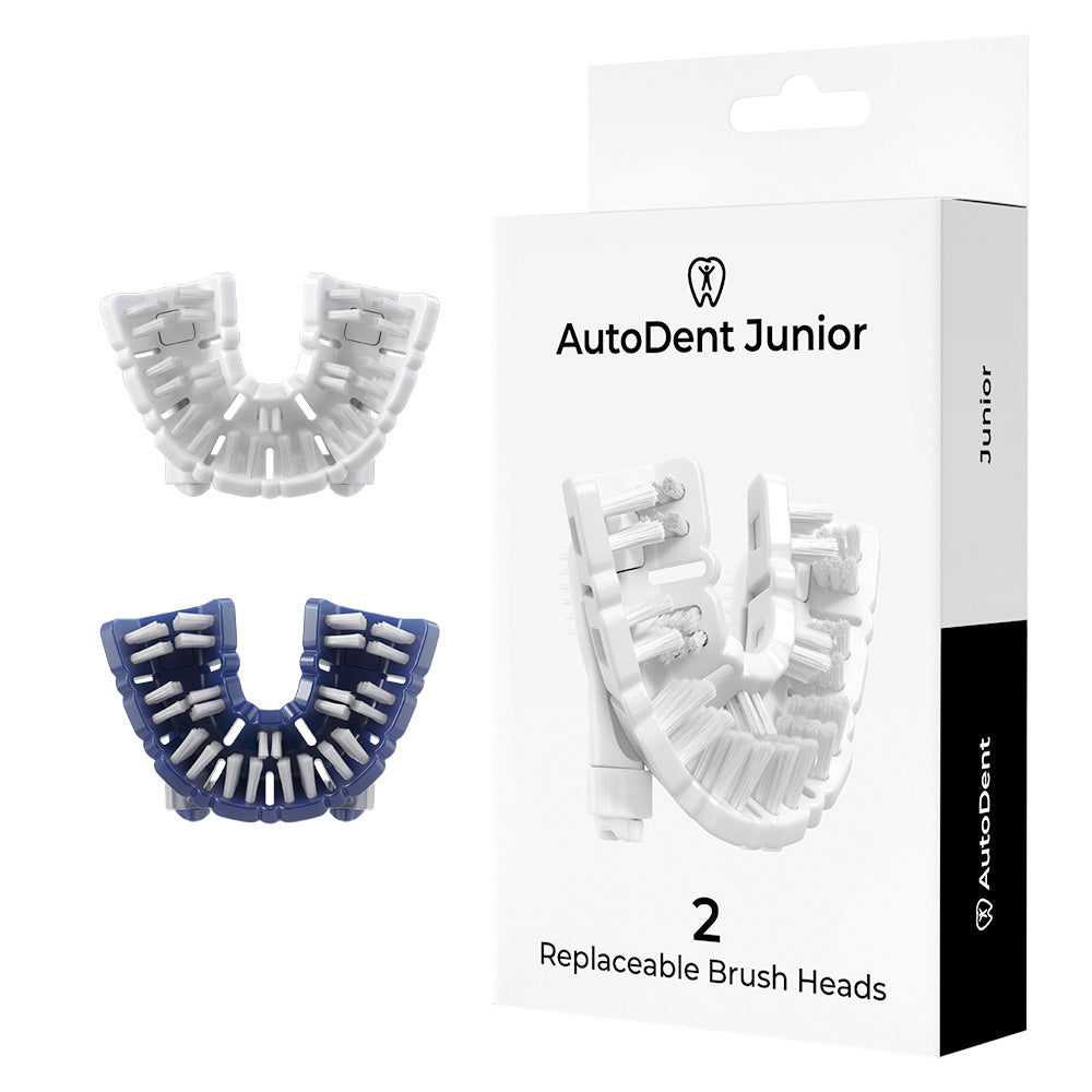 2 Replacement Brush Heads - Junior